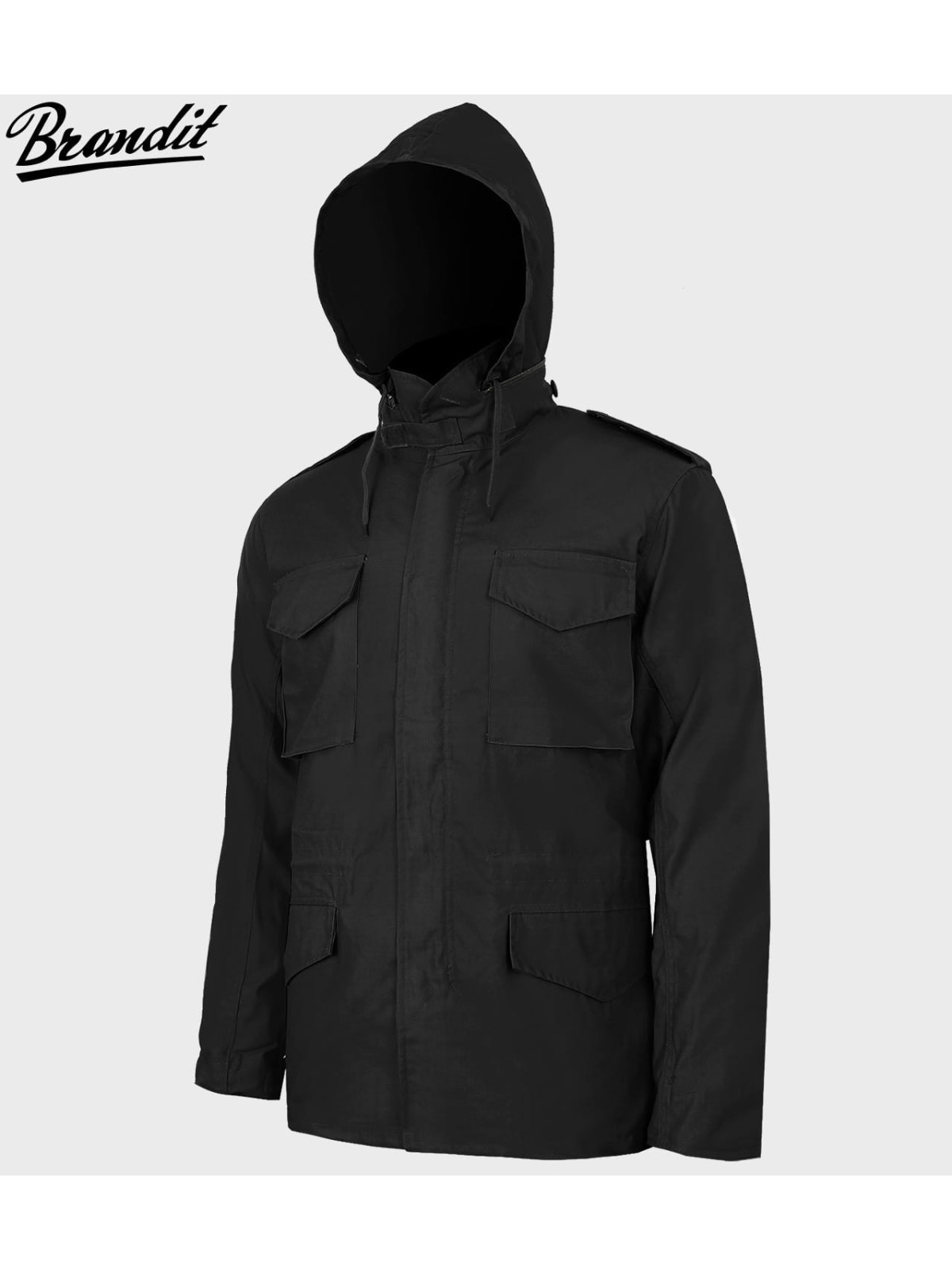 BRANDIT KURTKA WOJSKOWA M65 STANDARD 2W1 CZARNA 3XL