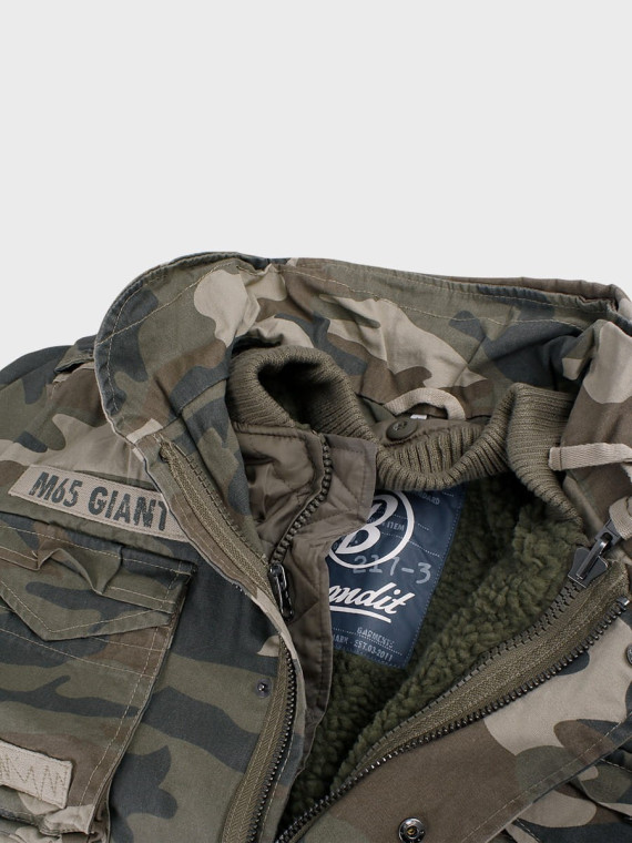 BRANDIT KURTKA WOJSKOWA M65 GIANT WOODLAND 5XL