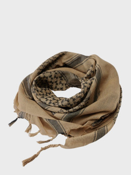 BRANDIT CHUSTA ARAFATKA WOJSKOWA KEFIJA 110X110 CM KHAKI/CZARNA