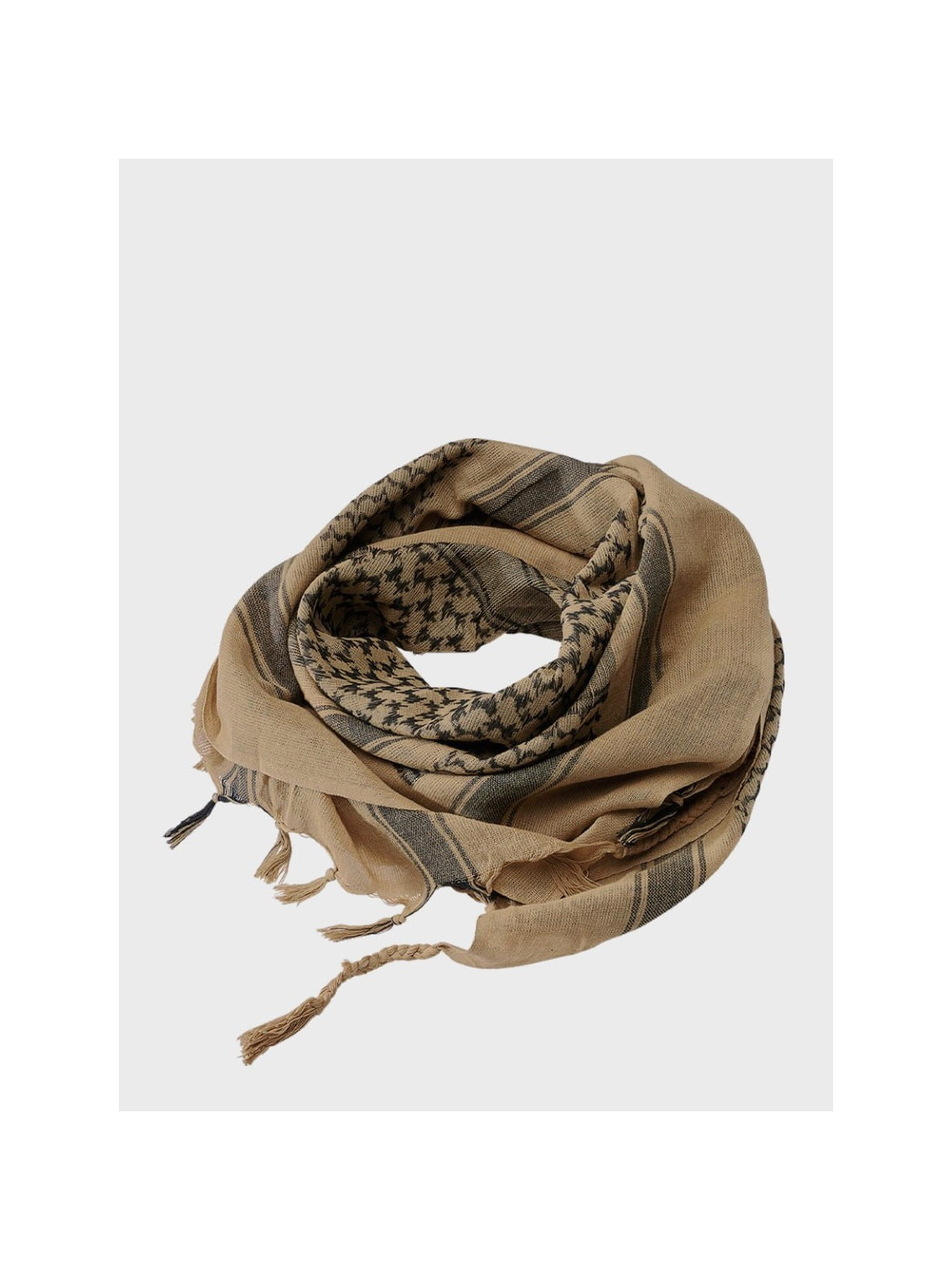 BRANDIT CHUSTA ARAFATKA WOJSKOWA KEFIJA 110X110 CM KHAKI/CZARNA