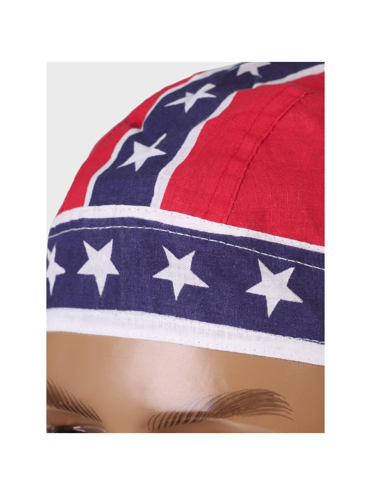 FOSTEX GARMENTS Chusta bandana bandama czapka Headwrap Blue Stripe Red Flag 