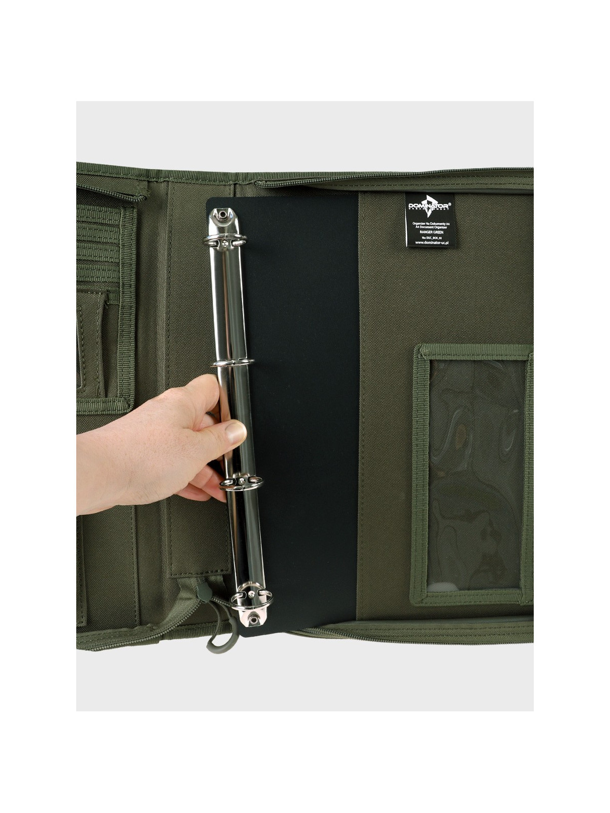 DOMINATOR URBAN COMBAT Pokrowiec wojskowy na notes dokumenty A4 teczka organizer Ranger Green