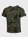 DOMINATOR URBAN COMBAT Koszulka dziecięca chłopięca t-shirt bawełna z flagami PL WZ.93 152