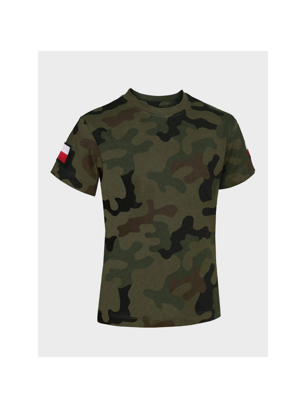 DOMINATOR URBAN COMBAT Koszulka dziecięca chłopięca t-shirt bawełna z flagami PL WZ.93 152