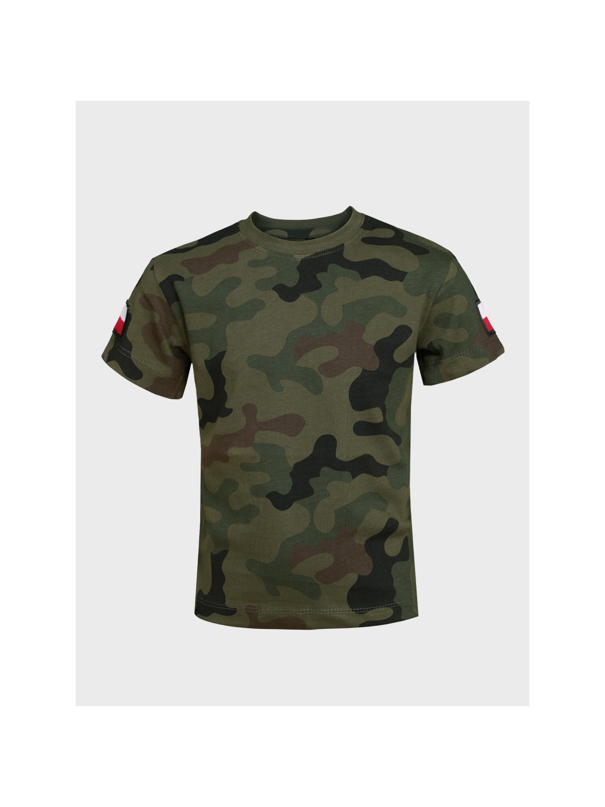 DOMINATOR URBAN COMBAT Koszulka dziecięca chłopięca t-shirt bawełna z flagami PL WZ.93 152