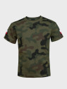 DOMINATOR URBAN COMBAT Koszulka dziecięca chłopięca t-shirt bawełna z flagami PL WZ.93 152
