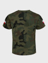DOMINATOR URBAN COMBAT Koszulka dziecięca chłopięca t-shirt bawełna z flagami PL WZ.93 152