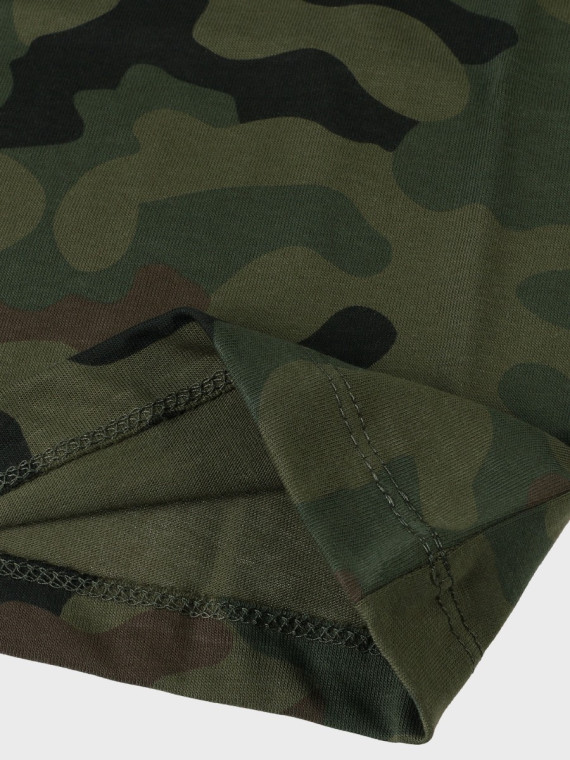 DOMINATOR URBAN COMBAT Koszulka dziecięca chłopięca t-shirt bawełna z flagami PL WZ.93 152