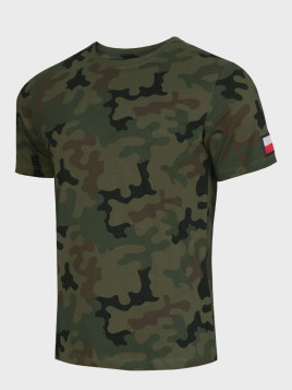 DOMINATOR URBAN COMBAT Koszulka męska bawełniana T-Shirt z naszywkami flagi PL WZ.93 3XL