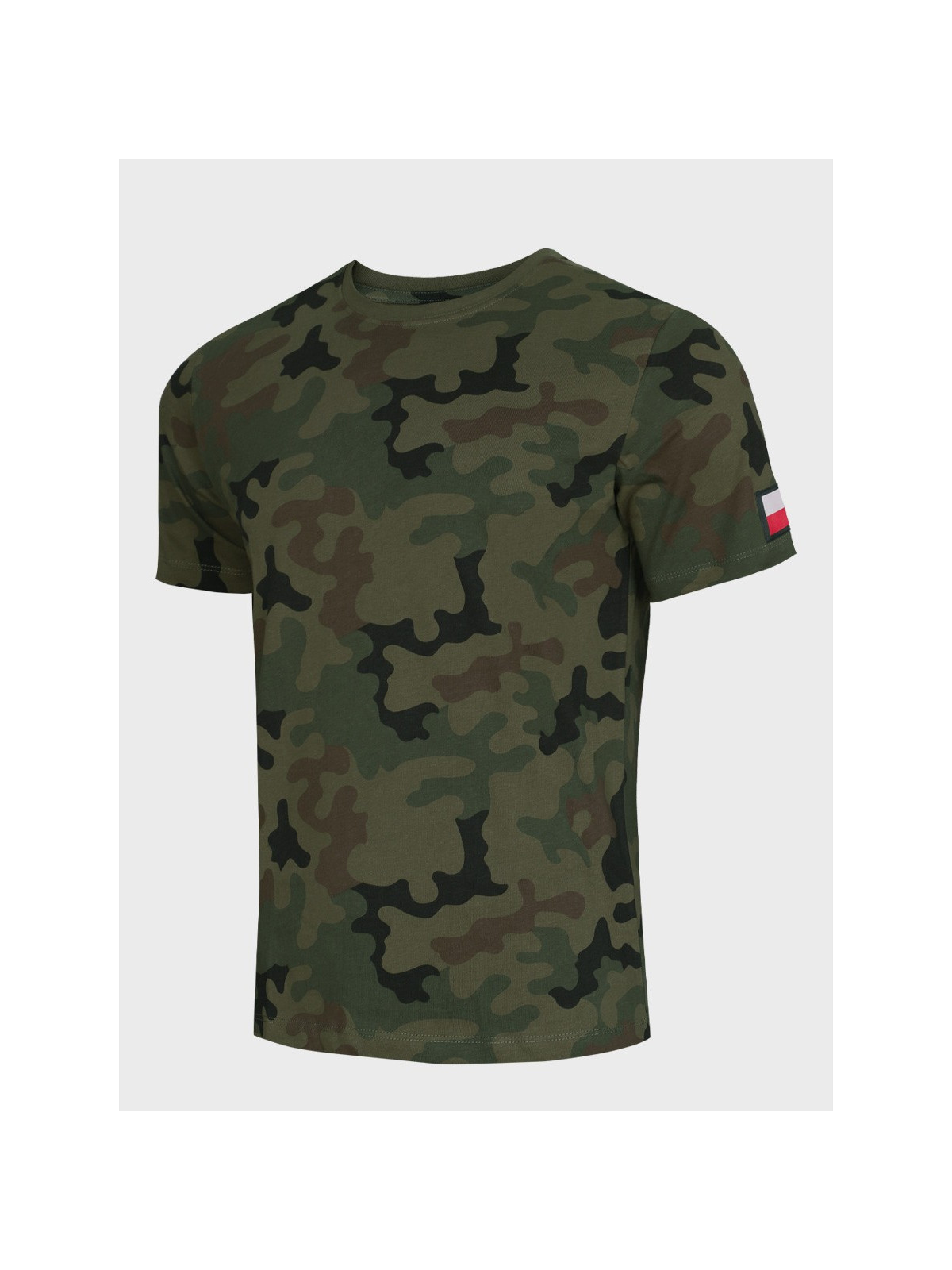 DOMINATOR URBAN COMBAT Koszulka męska bawełniana T-Shirt z naszywkami flagi PL WZ.93 3XL