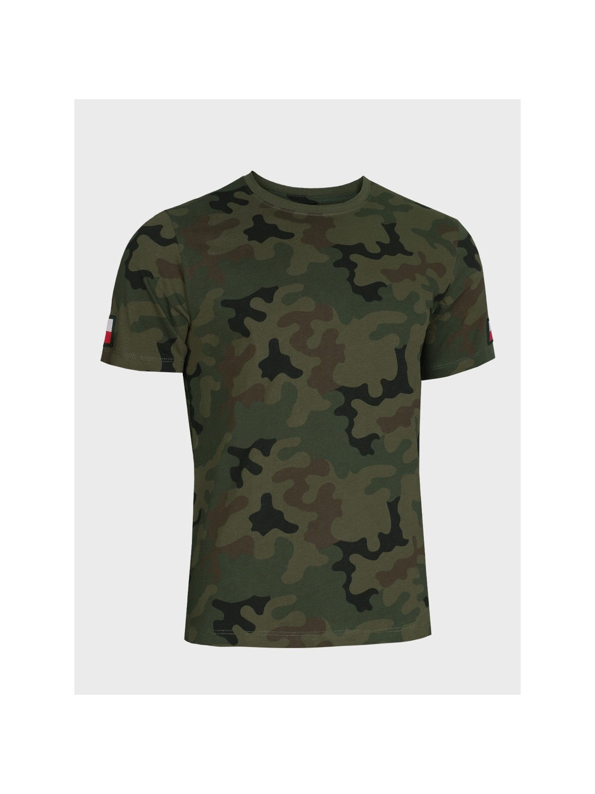 DOMINATOR URBAN COMBAT Koszulka męska bawełniana T-Shirt z naszywkami flagi PL WZ.93 3XL