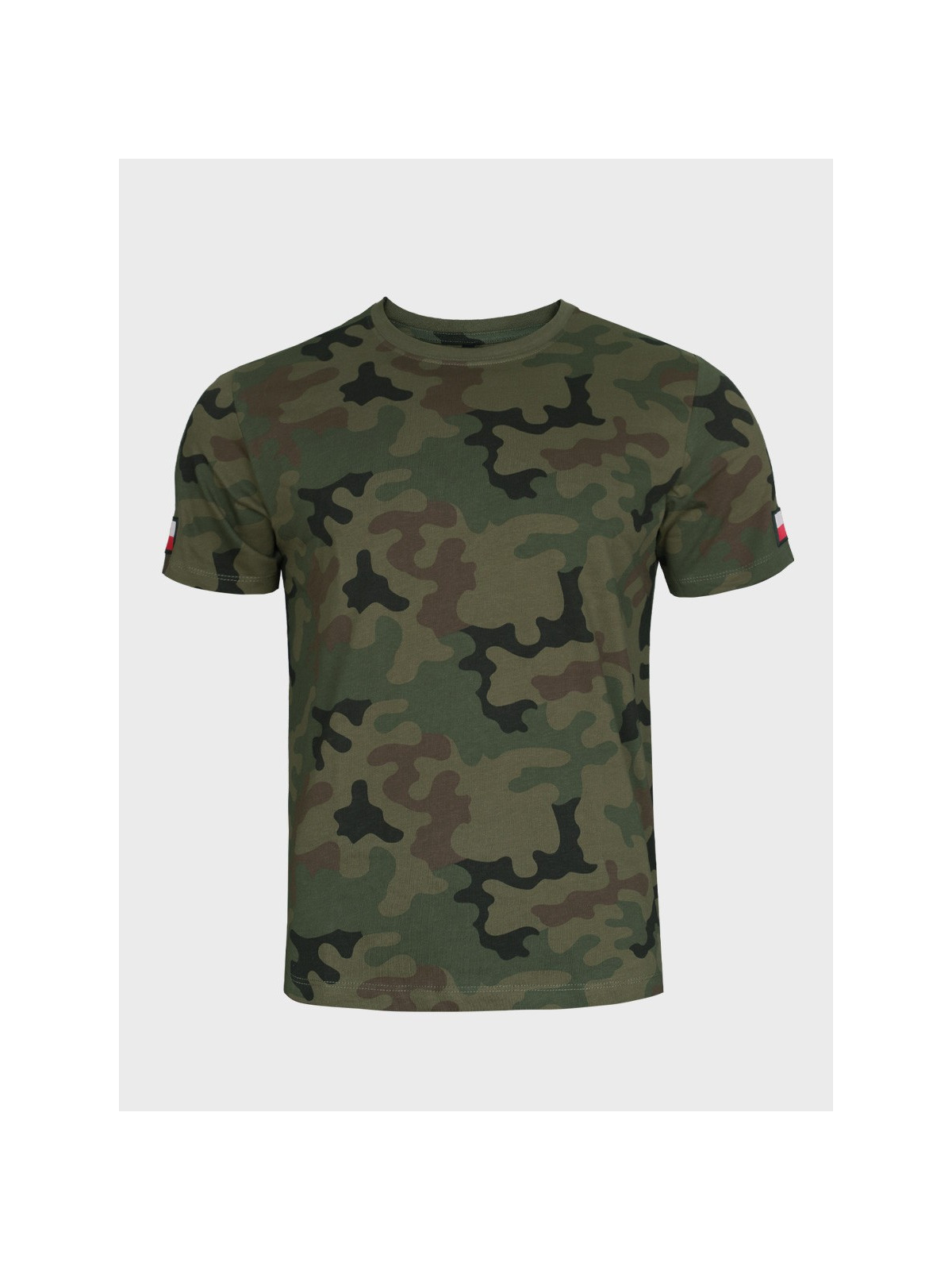 DOMINATOR URBAN COMBAT Koszulka męska bawełniana T-Shirt z naszywkami flagi PL WZ.93 3XL