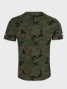 DOMINATOR URBAN COMBAT Koszulka męska bawełniana T-Shirt z naszywkami flagi PL WZ.93 3XL