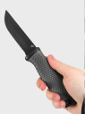 DOMINATOR URBAN COMBAT NÓŻ TAKTYCZNY WOJSKOWY Ghost Cutter Kabura Czarno-szary