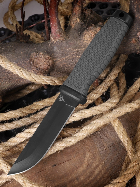 DOMINATOR URBAN COMBAT NÓŻ TAKTYCZNY WOJSKOWY Ghost Cutter Kabura Czarno-szary