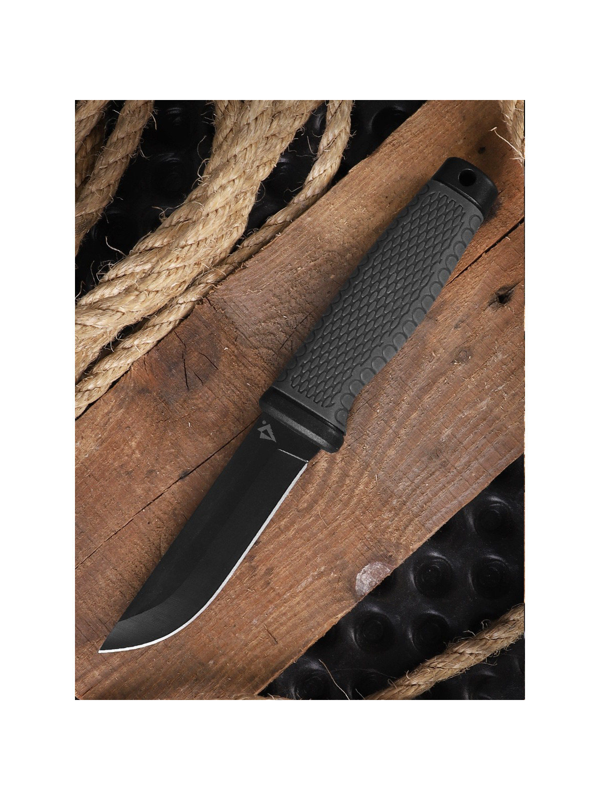 DOMINATOR URBAN COMBAT NÓŻ TAKTYCZNY WOJSKOWY Ghost Cutter Kabura Czarno-szary