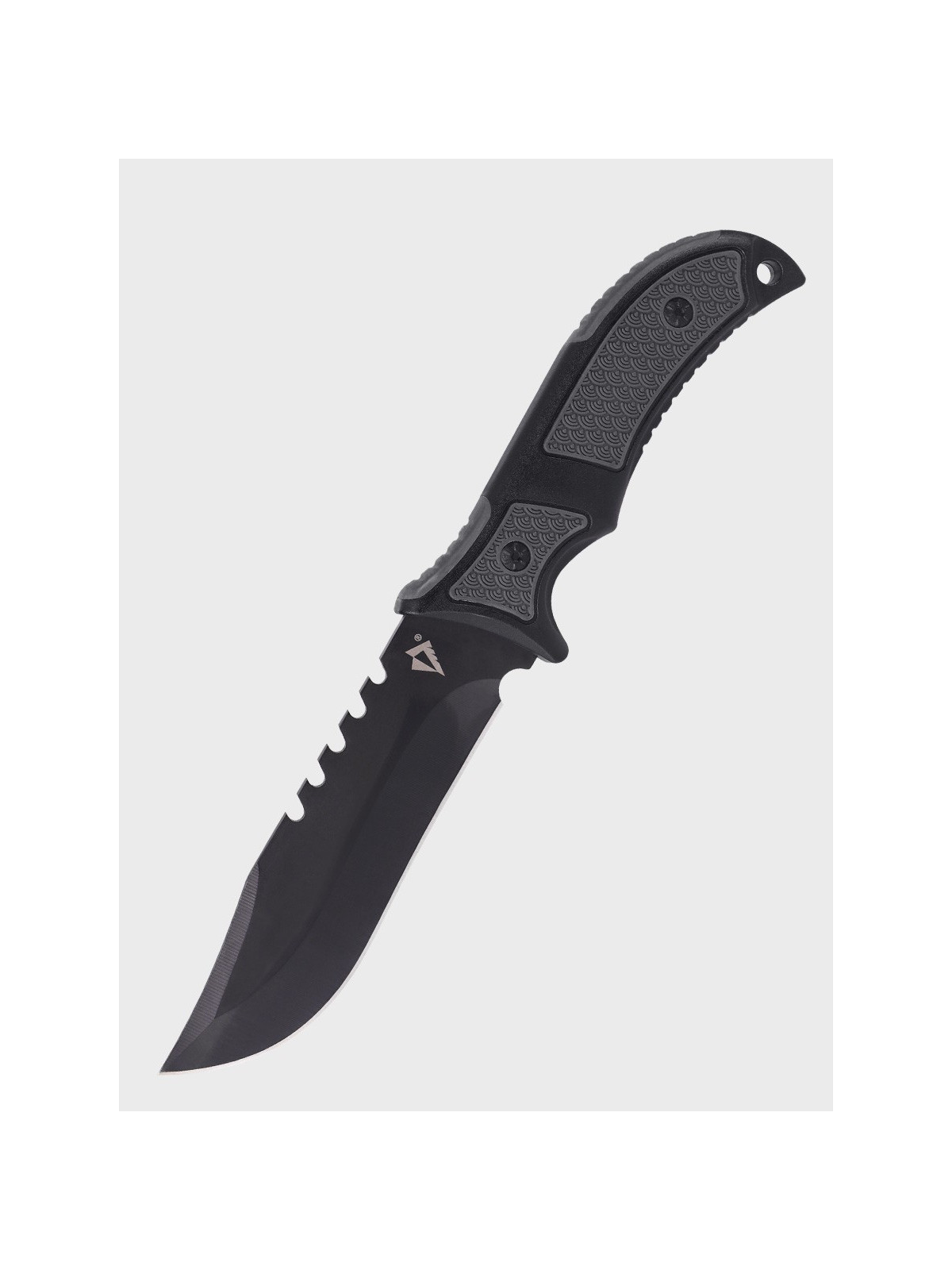 DOMINATOR URBAN COMBAT NÓŻ TAKTYCZNY WOJSKOWY MYŚLIWSKI BUSHCRAFT FUTERAŁ Czarno-szary