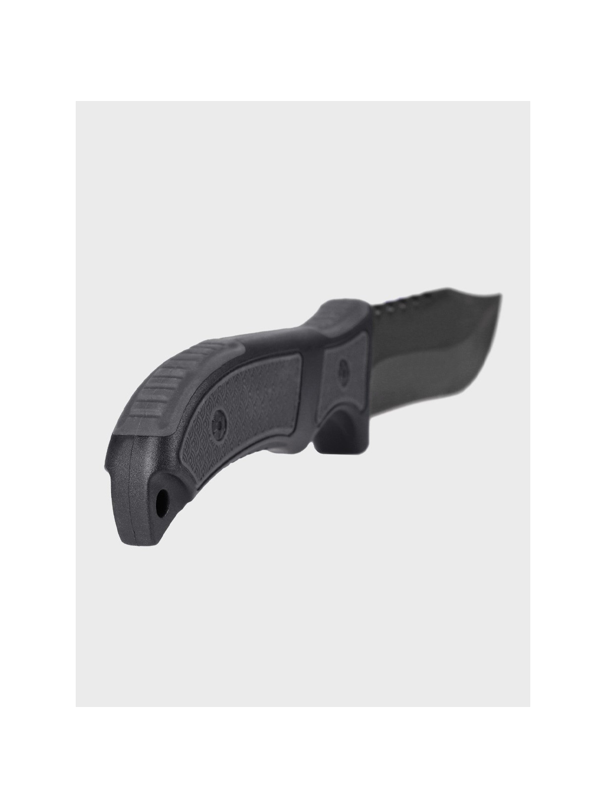 DOMINATOR URBAN COMBAT NÓŻ TAKTYCZNY WOJSKOWY MYŚLIWSKI BUSHCRAFT FUTERAŁ Czarno-szary