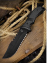 DOMINATOR URBAN COMBAT NÓŻ TAKTYCZNY WOJSKOWY MYŚLIWSKI BUSHCRAFT FUTERAŁ Czarno-szary