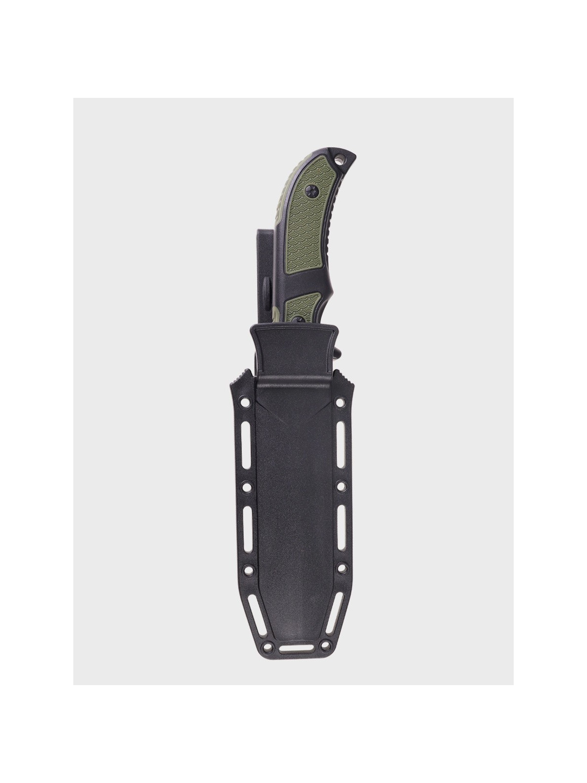 DOMINATOR URBAN COMBAT NÓŻ TAKTYCZNY WOJSKOWY MYŚLIWSKI BUSHCRAFT FUTERAŁ Czarno-zielony