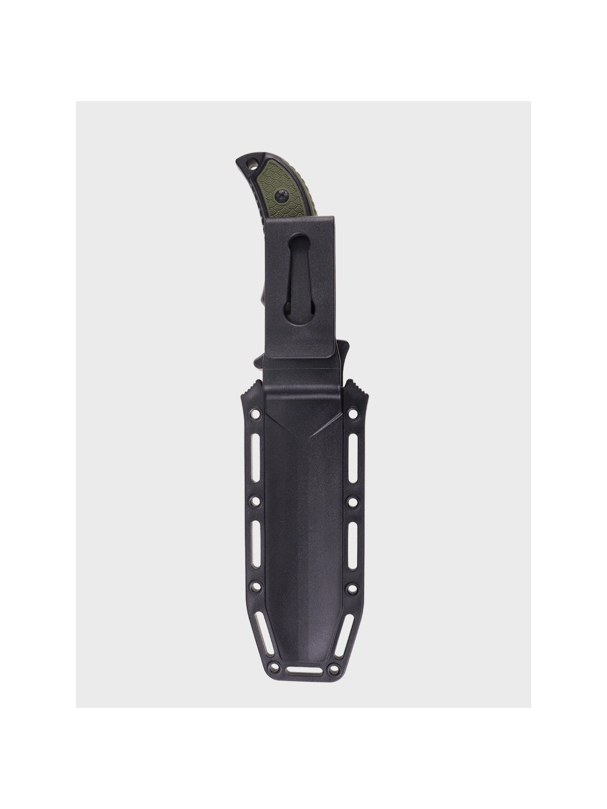DOMINATOR URBAN COMBAT NÓŻ TAKTYCZNY WOJSKOWY MYŚLIWSKI BUSHCRAFT FUTERAŁ Czarno-zielony