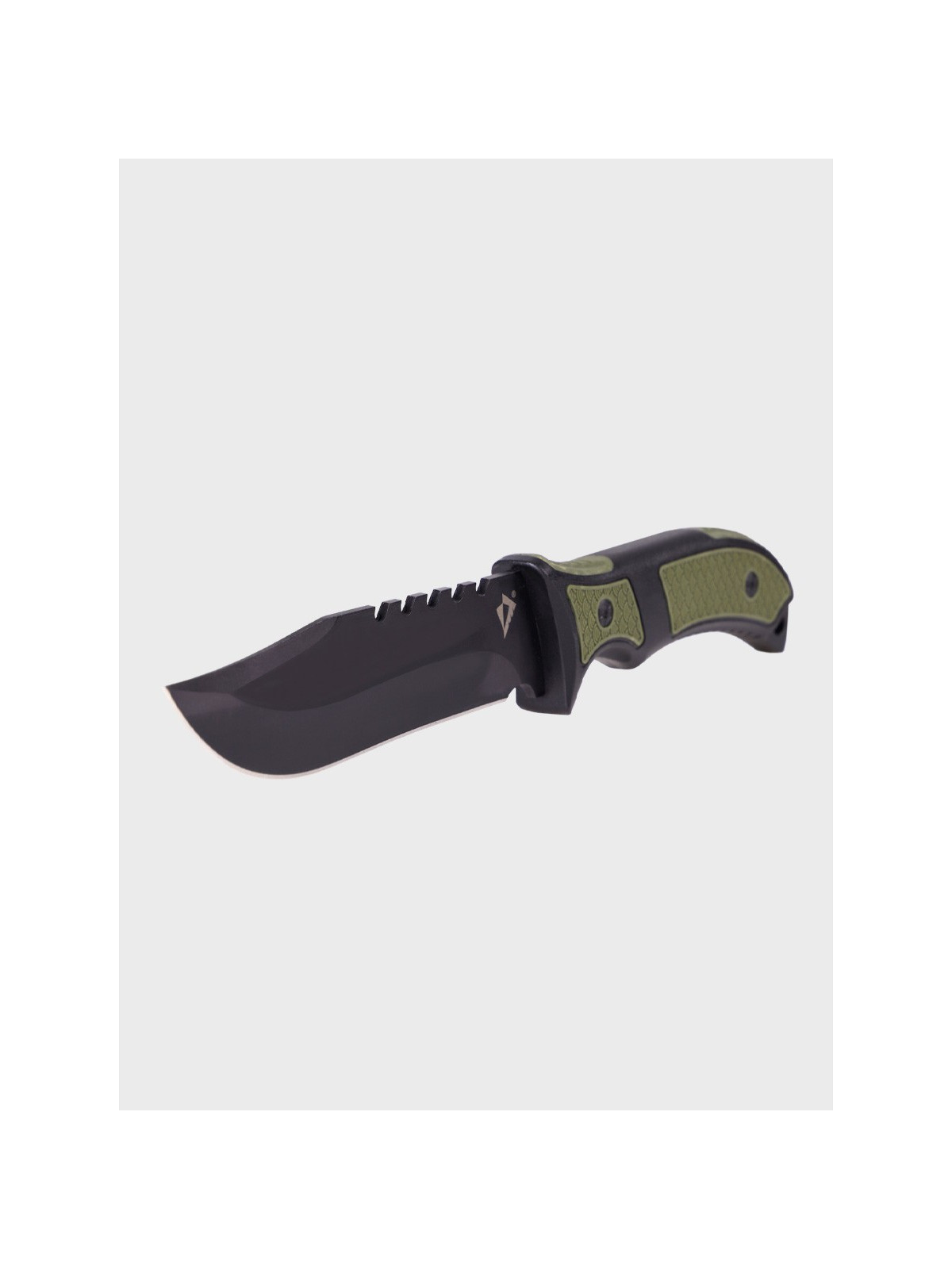 DOMINATOR URBAN COMBAT NÓŻ TAKTYCZNY WOJSKOWY MYŚLIWSKI BUSHCRAFT FUTERAŁ Czarno-zielony