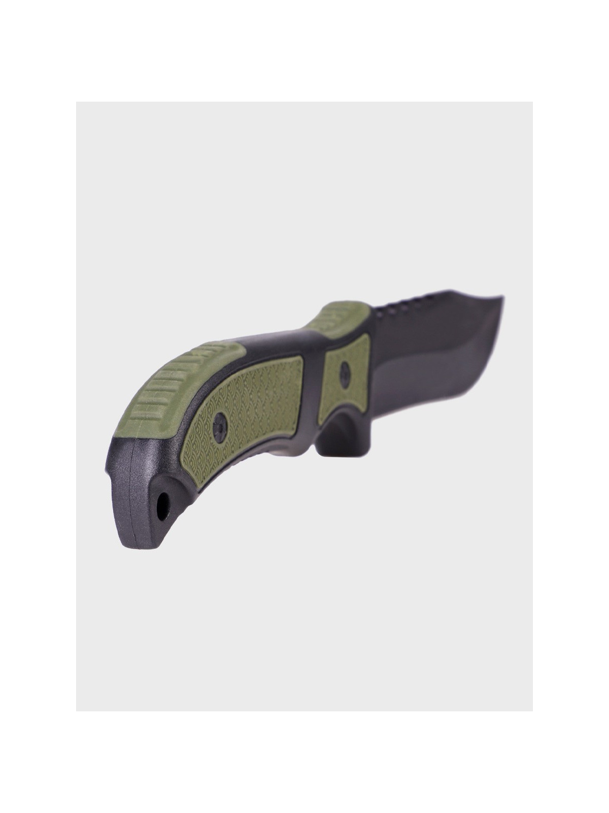 DOMINATOR URBAN COMBAT NÓŻ TAKTYCZNY WOJSKOWY MYŚLIWSKI BUSHCRAFT FUTERAŁ Czarno-zielony