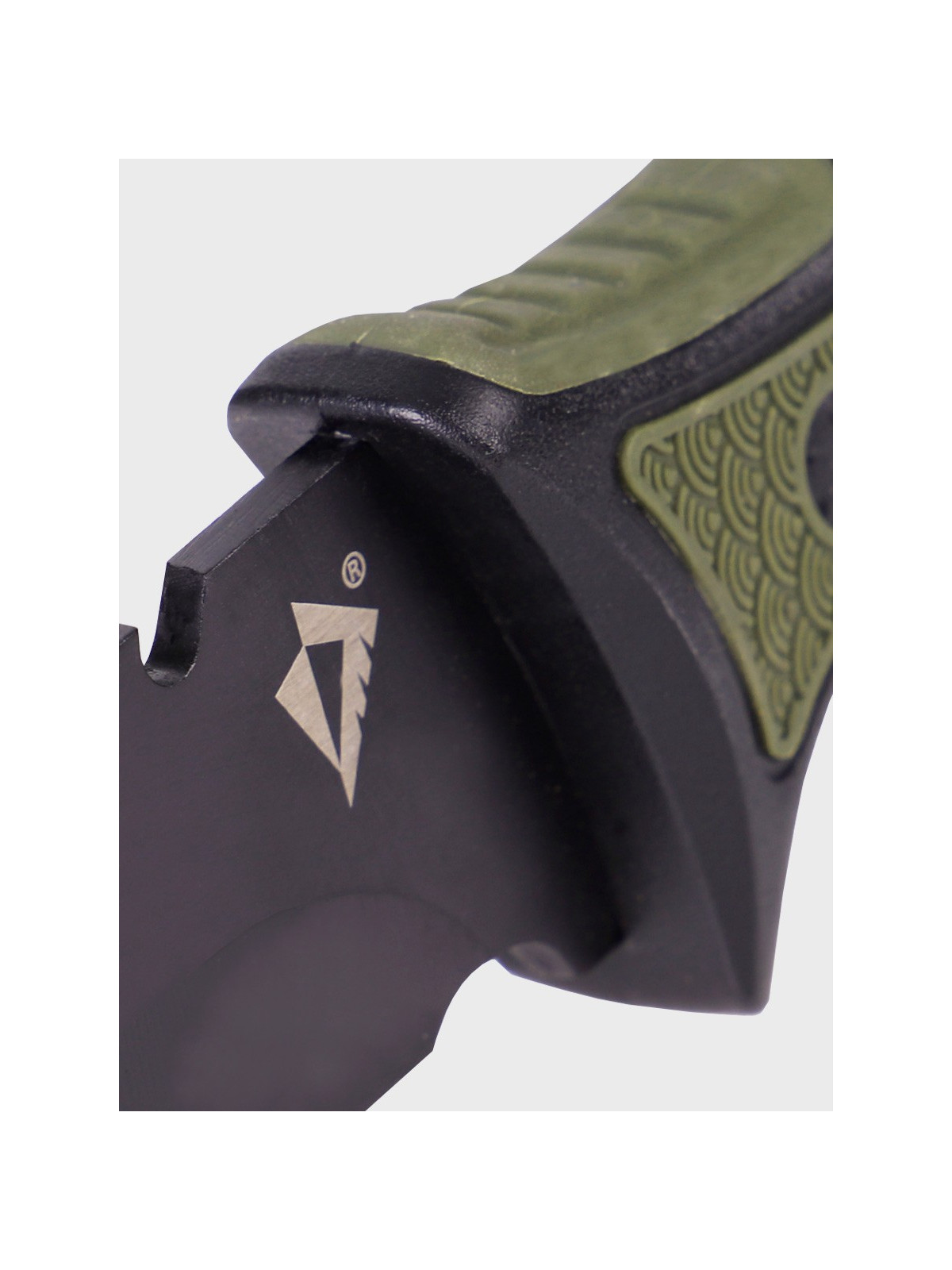 DOMINATOR URBAN COMBAT NÓŻ TAKTYCZNY WOJSKOWY MYŚLIWSKI BUSHCRAFT FUTERAŁ Czarno-zielony