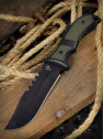 DOMINATOR URBAN COMBAT NÓŻ TAKTYCZNY WOJSKOWY MYŚLIWSKI BUSHCRAFT FUTERAŁ Czarno-zielony