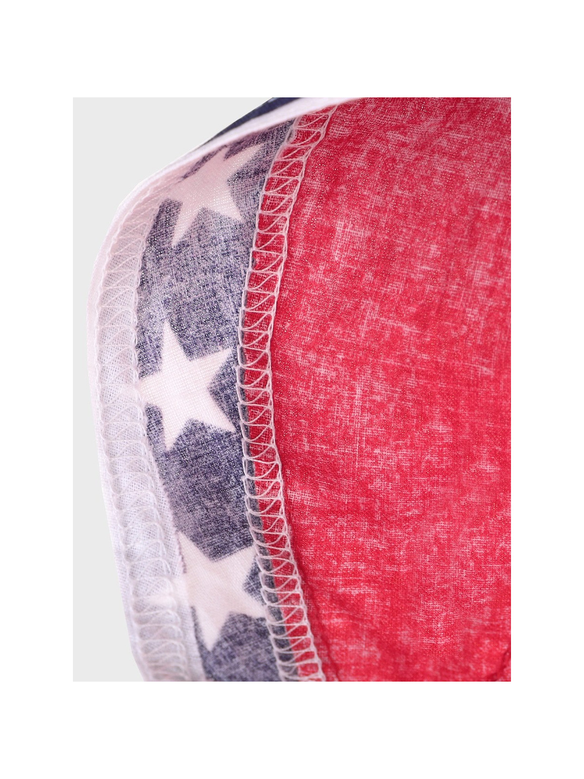 FOSTEX GARMENTS Chusta bandana bandama czapka Headwrap Blue Stripe Red Flag 