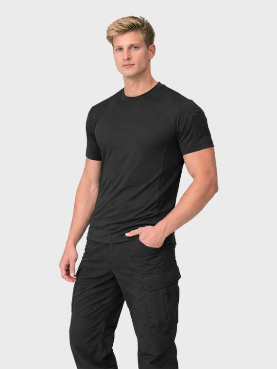 DOMINATOR URBAN COMBAT Koszulka męska taktyczna T-shirt VENT Czarna XS