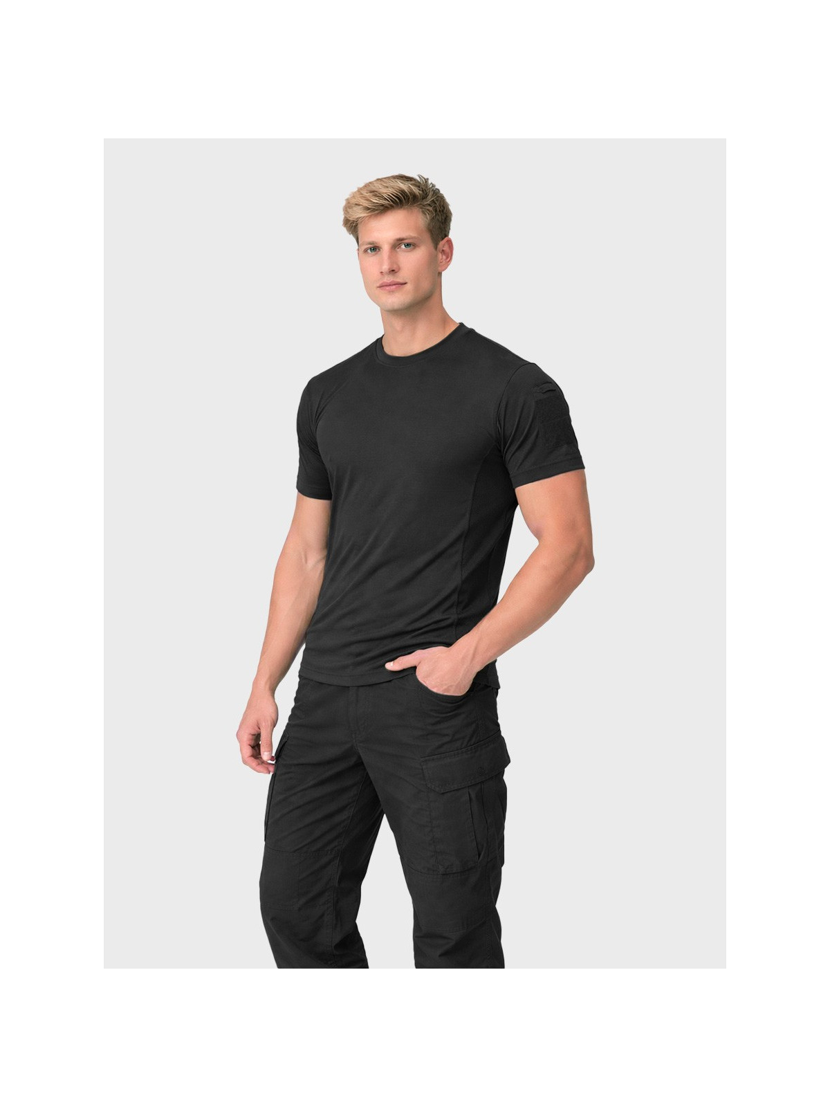 DOMINATOR URBAN COMBAT Koszulka męska taktyczna T-shirt VENT Czarna XS