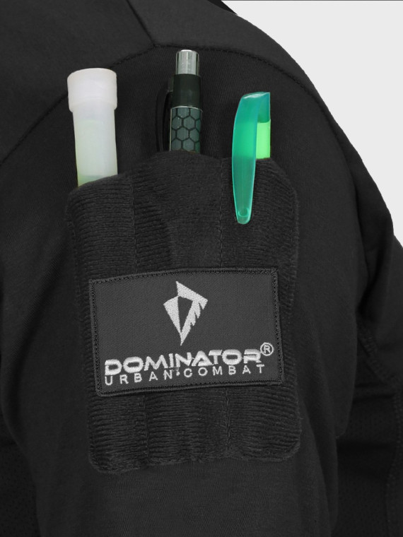 DOMINATOR URBAN COMBAT Koszulka męska taktyczna T-shirt VENT Czarna XS