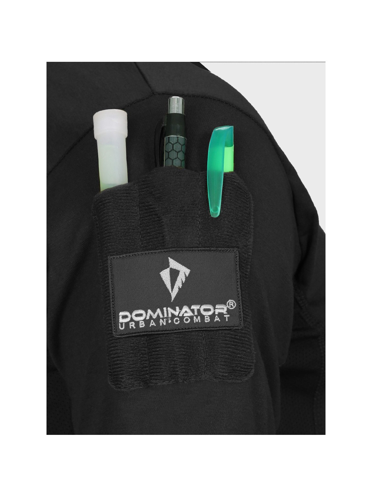 DOMINATOR URBAN COMBAT Koszulka męska taktyczna T-shirt VENT Czarna XS
