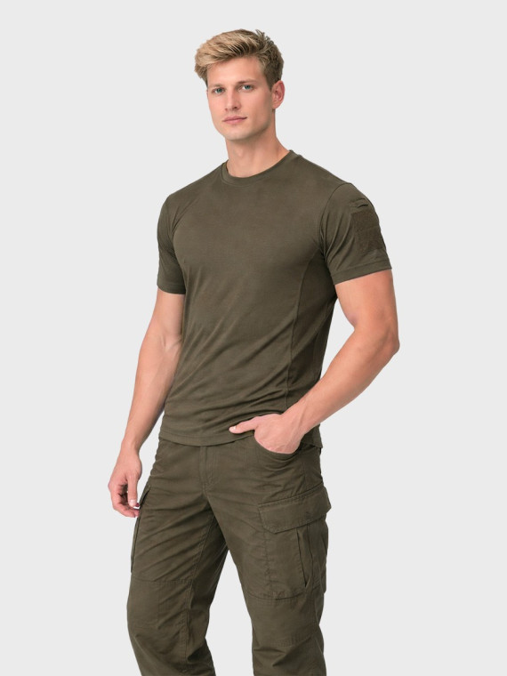 DOMINATOR URBAN COMBAT Koszulka męska taktyczna T-shirt VENT Oliwkowa XS