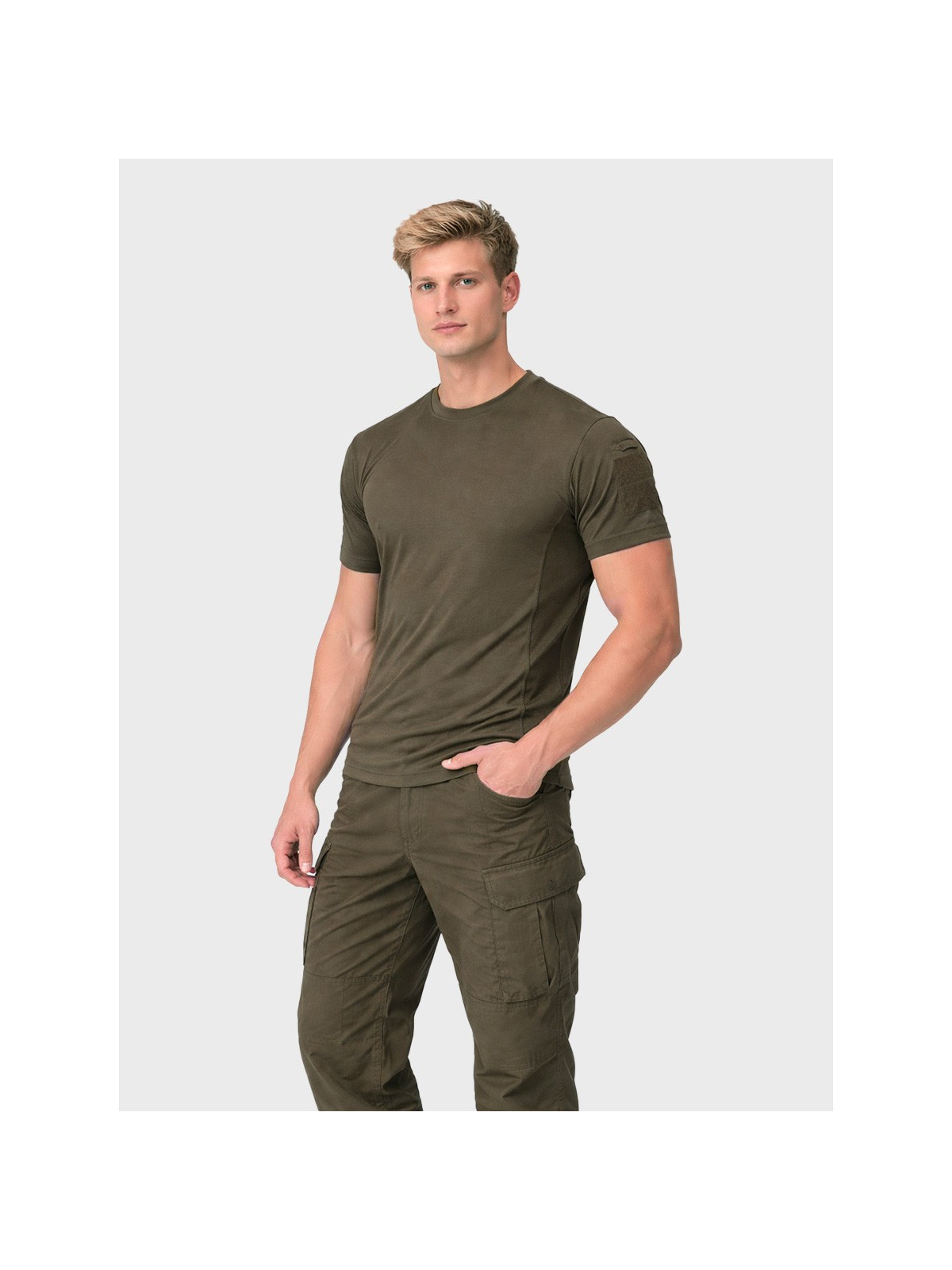 DOMINATOR URBAN COMBAT Koszulka męska taktyczna T-shirt VENT Oliwkowa XS