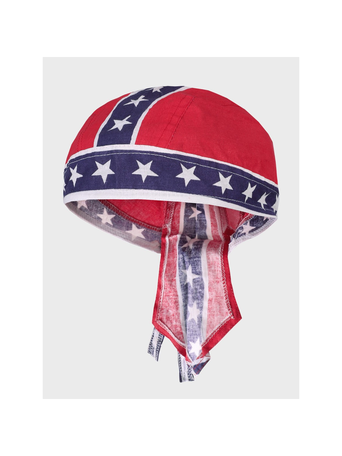 FOSTEX GARMENTS Chusta bandana bandama czapka Headwrap Blue Stripe Red Flag 