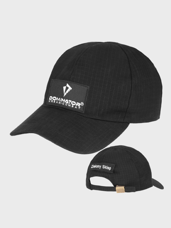 DOMINATOR URBAN COMBAT CZAPKA Z DASZKIEM BEJSBOLÓWKA tactic RIP-STOP Czarna