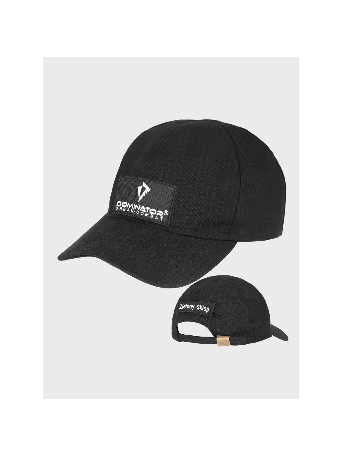 DOMINATOR URBAN COMBAT CZAPKA Z DASZKIEM BEJSBOLÓWKA tactic RIP-STOP Czarna