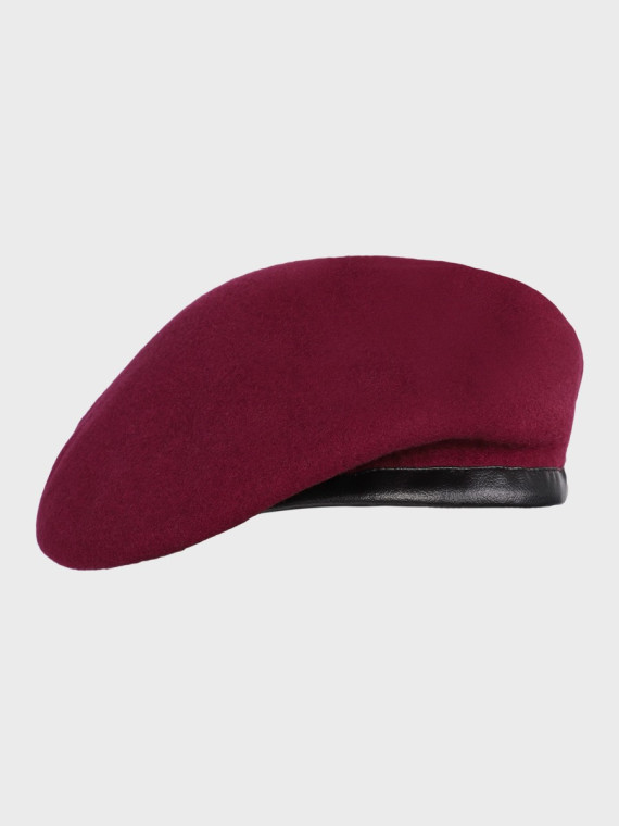 DOMINATOR URBAN COMBAT Beret Wojskowy Bez Oznaczeń Wojska Polskiego WP Tłoczony Bordowy 61