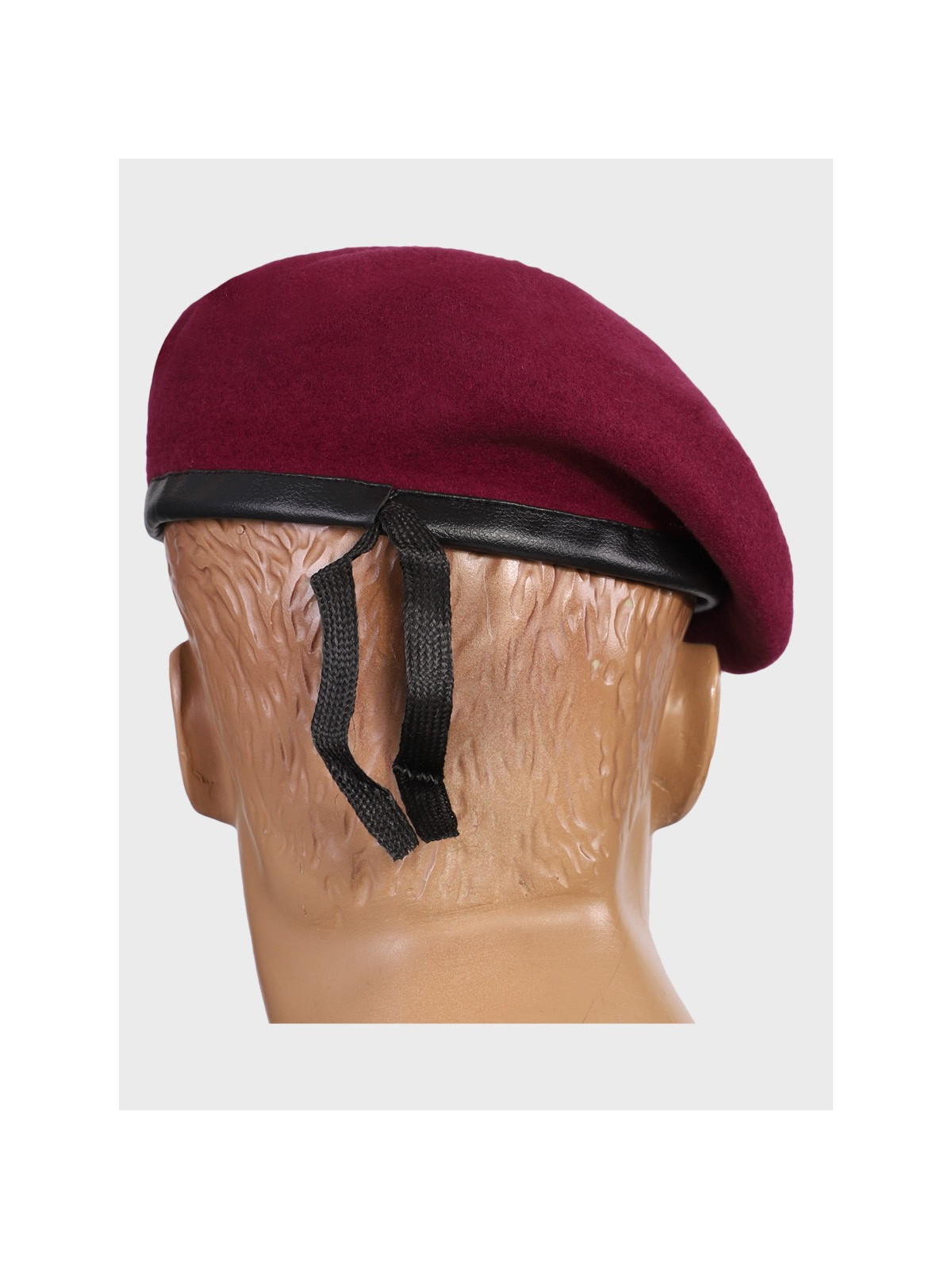 DOMINATOR URBAN COMBAT Beret Wojskowy Bez Oznaczeń Wojska Polskiego WP Tłoczony Bordowy 61