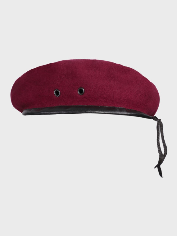 DOMINATOR URBAN COMBAT Beret Wojskowy Bez Oznaczeń Wojska Polskiego WP Tłoczony Bordowy 61