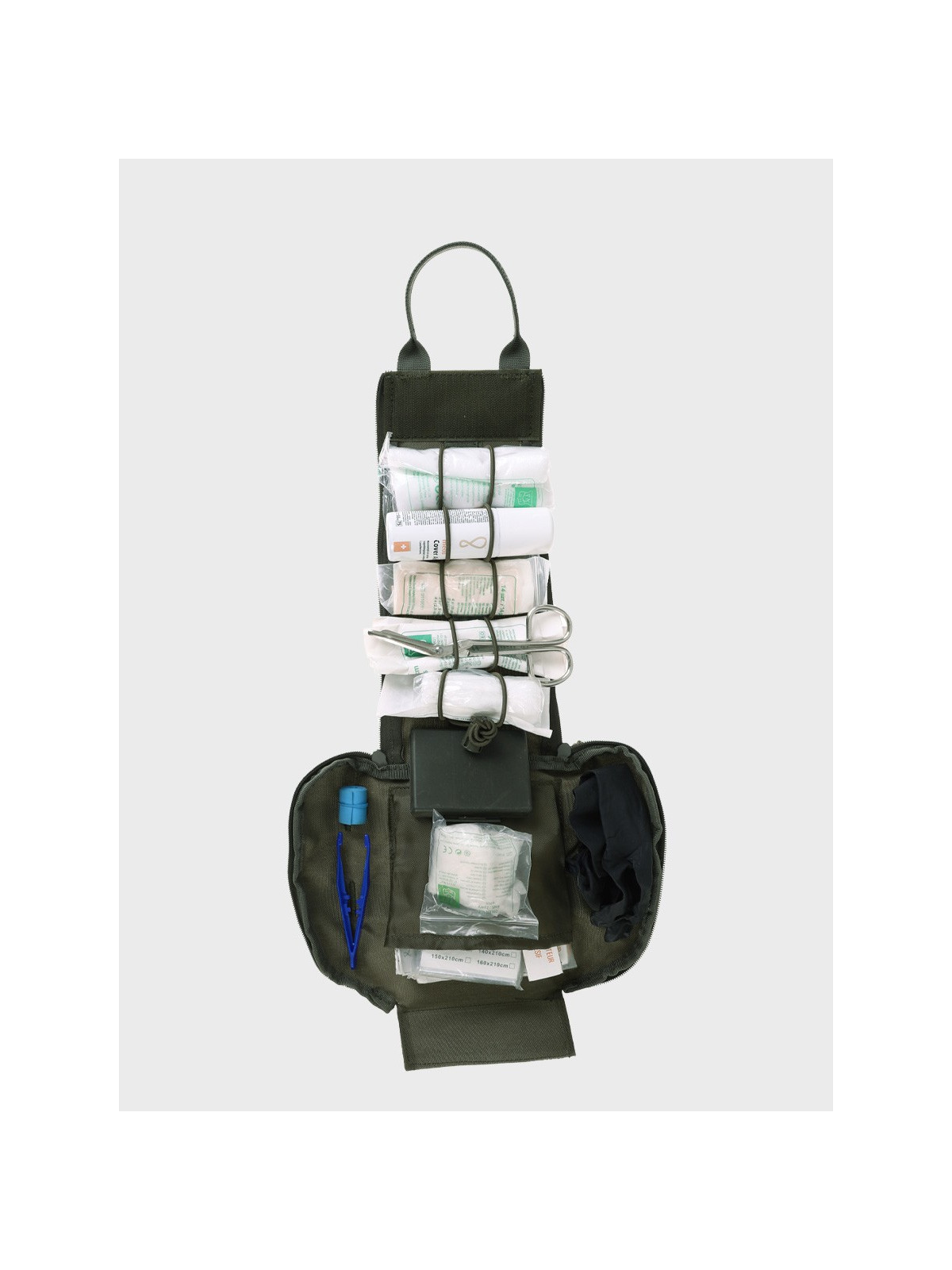 DOMINATOR URBAN COMBAT APTECZKA WOJSKOWA ZASOBNIK MEDYCZNY TRAUMA KIT KIESZEŃ MOLLE RAL 7013