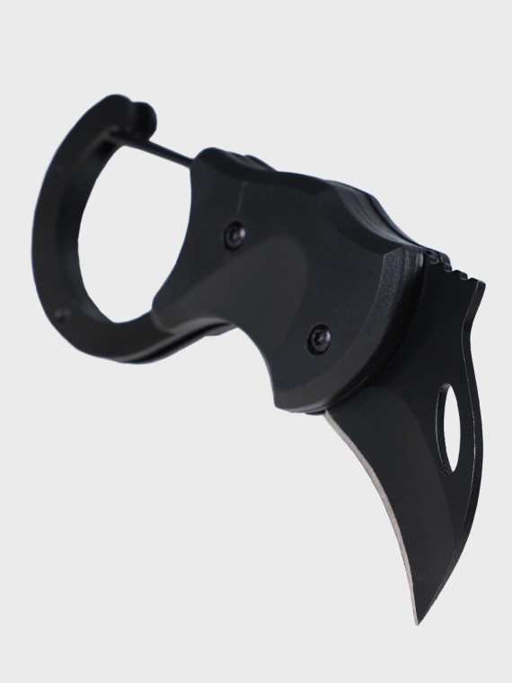 DOMINATOR URBAN COMBAT Nóż kieszonkowy z karabińczykiem czarny