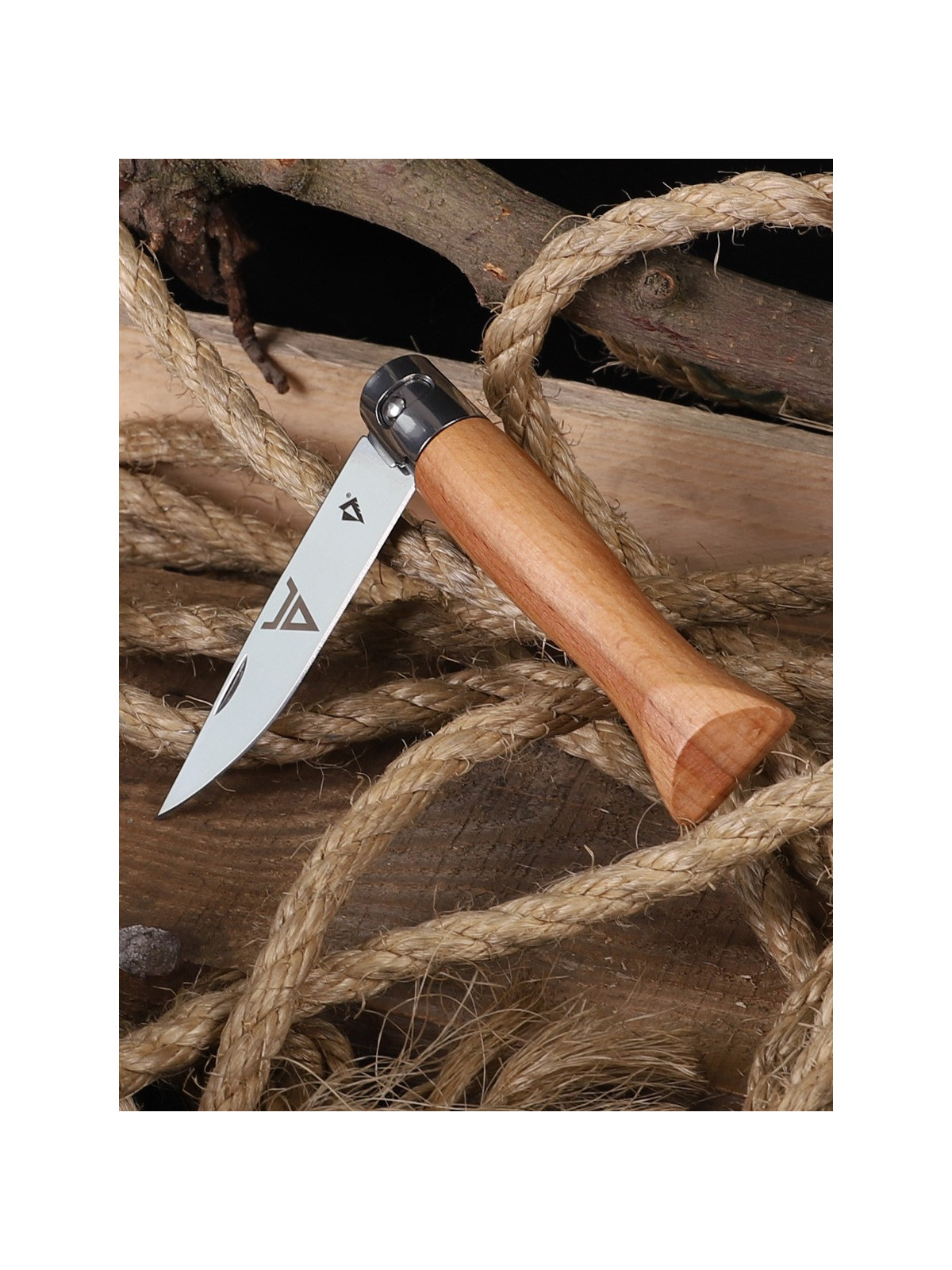 DOMINATOR URBAN COMBAT Nóż Beech Wood DREWNO BUK GRAWER Weles
