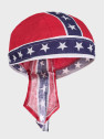 FOSTEX GARMENTS Chusta bandana bandama czapka Headwrap Blue Stripe Red Flag 