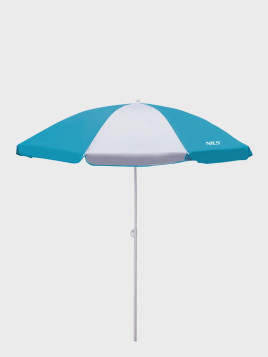 NILS CAMP Parasol Plażowy Ogrodowy Składany z Filtrem UV Średnica 180 cm NC7813
