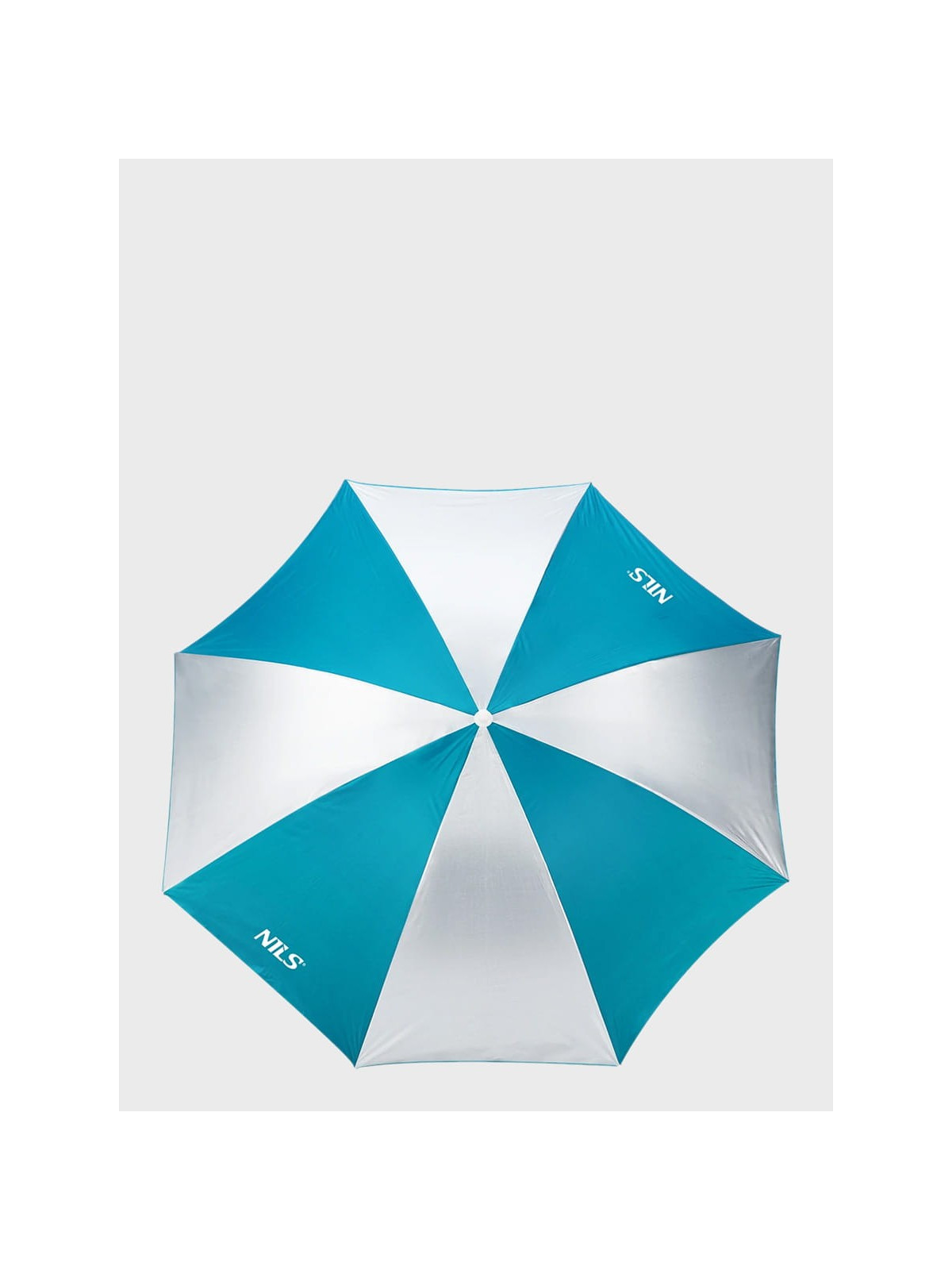 NILS CAMP Parasol Plażowy Ogrodowy Składany z Filtrem UV Średnica 180 cm NC7813