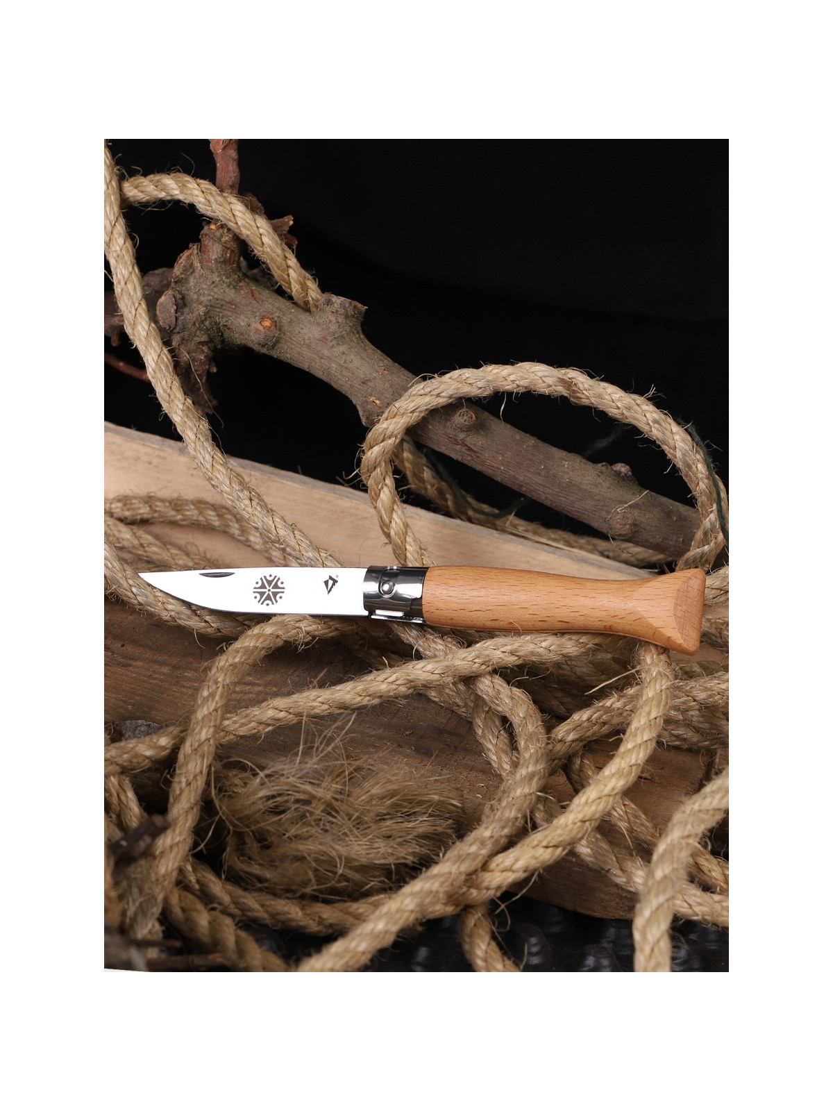 DOMINATOR URBAN COMBAT Nóż Beech Wood DREWNO BUK GRAWER Perunica Gromowładca