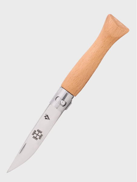 DOMINATOR URBAN COMBAT Nóż Beech Wood DREWNO BUK GRAWER Ręce Boga